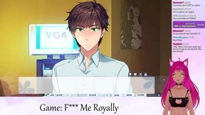 LewdNeko VTuber Enjoys Intense Anime Kissing & Livestream Sex Play