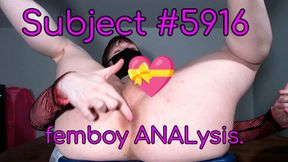 ANALysis of a femboy, subject #5916