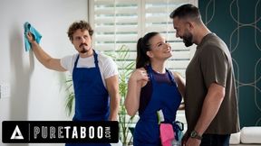 House Cleaner Alison Rey Flirts With Rich Customer Will Pounder In Front Of Her Husband