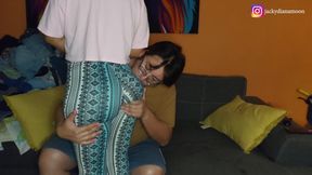 He loves my ass and is fascinated by licking every bit of it.