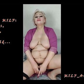 Very Beautiful Russian MILF Aimeeparadise Masturbates to Order!..