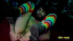camilo brown fucking his own ass balls deep public at mila garcia s party