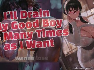 Feral Fdom Drains Your Balls Over and Over CUM IN HER BREED HER DO IT ASMR