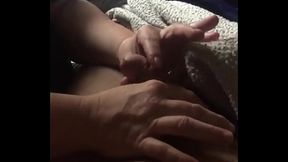 her first time looking at foreskin