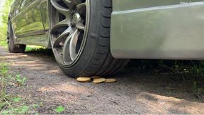 Cookies crushing with car, boots licking, slave feeding