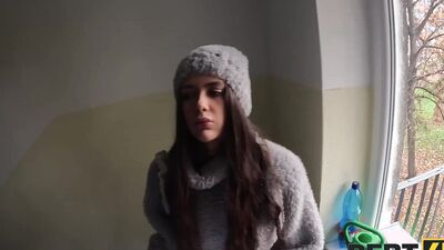 Debt4k: Vixi Rafi pays off her debt with her mouth and pussy