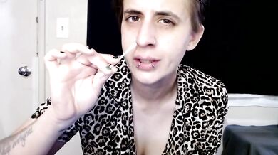 Her snotty sneezes drown your cock in wet humiliation