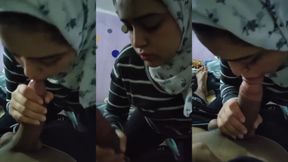 Hijabi apu jamair pechone giye nijer cousin bhai ke chushlo