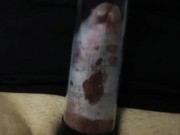 Asian Guy with Penis Pump Until He Cums