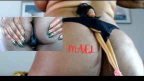 Ebony Brat Squashed In Ass Smothering - Unaware Giantess Ebony Ass Fetish