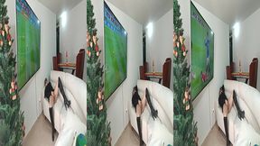 mi primamastra se calienta viendo el partido de espana vs japon le encanta tocarse la concha y el culo 3