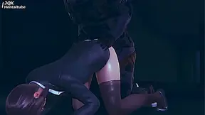 Batman and the office lady - Hentai 3D Uncensored English sub 04302