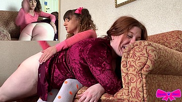 Spanking Bog Stepsister For Stealing Diaper Lizzy James And Dakota Marr AgePlay