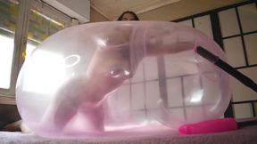 Double Huge Wubble Balls Nude Ride to Pop - Bunny Looner