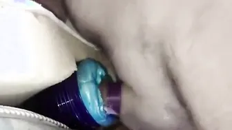 Hunk Fucks Alien Fleshlight and Cums Hard