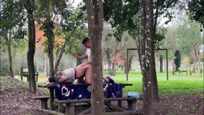 Stepmother Gets Caught Having Sex Outdoors