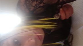 Big Green Dildo Fucking My Ass