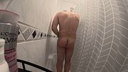 Soapy Shower in the Bathroom Ends with Orgasm