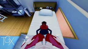 fantasy anime hentai game hot horned girl hardcore sex and deep blowjob