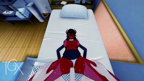 fantasy anime hentai game hot horned girl hardcore sex and deep blowjob