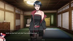 SARADA UCHIHA fucked in public in Konoha. The most powerful woman in Naruto