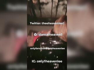 BBC DL Screws Ts Heaven Lee on the ROOFTOP of her CONDO in ATL (Full Vid ONLYFANS)/ ????: darealheaven1