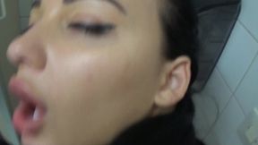 Sex With My Horny Step-Sister In Hotel Toilet