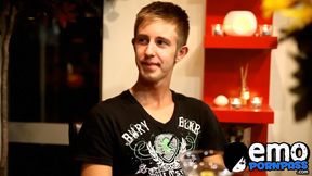 Young waiter seduces a twink into riding his hard cock