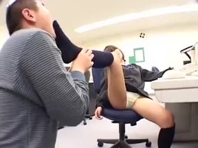 Asian Cuties&#039; Toe-Tickling Sock Love