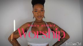 Hairy armpit worship