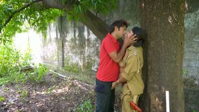 A Policewoman Caught a Boy and a Girl Having Sex, and Then She Had Sex with the Boy Herself.