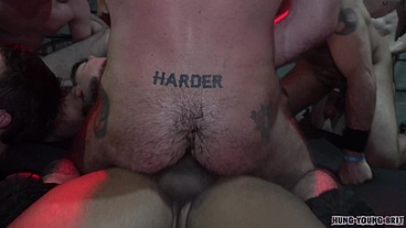 Pornstars Team Up for Ultimate Gangbang - The Biggest Gay Orgy of All Time!!! Part 2