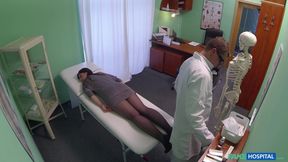 Brunette Turns a Massage Tool Into a Sex Toy