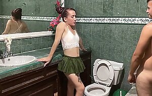 MY TRANS FRIEND SUCKS MY HUGE COCK UNTIL I SWALLOW HER MILK