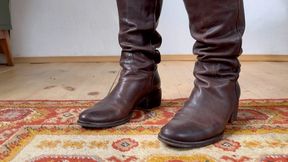 riding leather boots a3