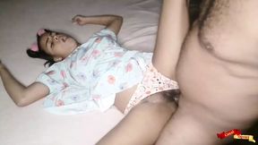 Petite Stepdaughter with Hairy Pussy and Hot Ass