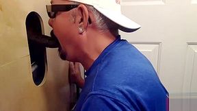 Long Black Gloryhole Cock
