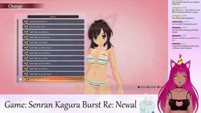 Lewd VTuber Neko Seduces With Big Tits & Lingerie in Anime Livestream