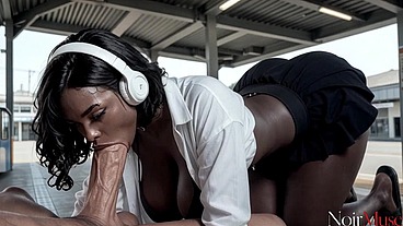 I wanna stranger huge cock right there at the bus stop... Hope fuck me so hard how he cab [Ai]