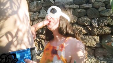 Horny couple gets DIRTY behind a cactus