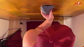 Massive Thick Stepdaddy Unloads at the Gloryhole - Gagging &amp; Gulping Time