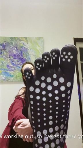 Sniff and lick my sweaty toe socks after yoga