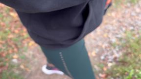 Outdoor lesbian sex after a dose of adrenaline