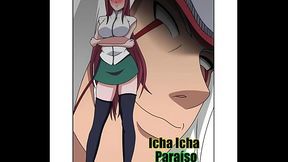 Kushina enga&ntilde_a a su marido con su maestro