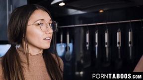 PornTaboos com - Kinky natural tits blonde Maya Woulfe fucked hard after BJ