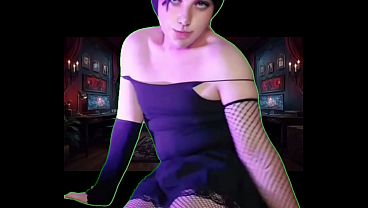 6 Booty in Fishnets Cyberpunk Style Game Character Kitty Cross