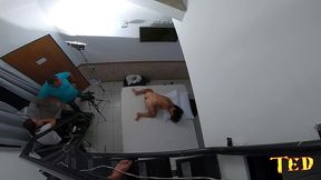 aline cassia com suas travessuras durante a gravacao - sandro lima - binho ted