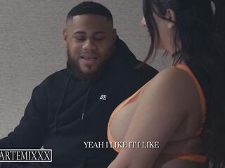 Sarah Arabic Interviews Artemdinotube5 then gets creampied