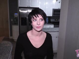 Neighbors Step-daughter Kitty Takes a Load