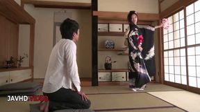 Asian Kimono Babe's Explosive Blowjob Adventure